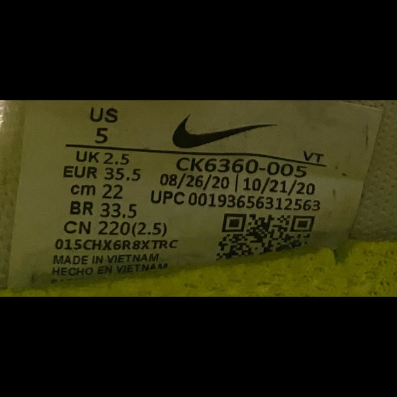 Nike Renew Neon - size 5 - Picture 6 of 6